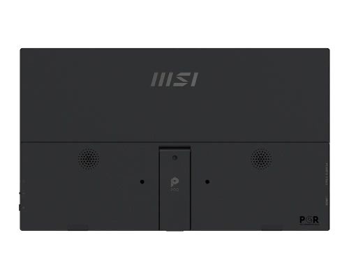 Монитор MSI PRO MP165 E6 Portable Monitor, 15.6", 4ms, 60Hz IPS, 1920x1080, EyesErgo, Anti-flicker, Less Blue Light, 250nits AG, 16.7M, 1000:1, 2xType-C(15W), HDMI(2.0b), 2x1W, Tilt, VESA 75, Black, 0.78kg