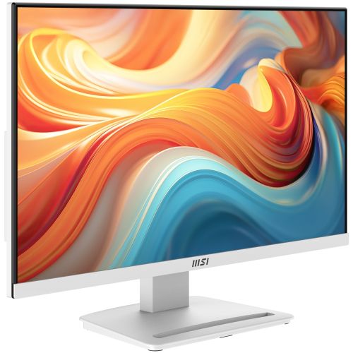 Монитор MSI PRO MP241W E14V Proffesional Bussiness Monitor, 23.8", 1ms, 144Hz VA, 1920x1080, AMD FreeSync, EyesErgo, Anti-flicker, Eye-Q Check, Project Mode, HDR Ready, 250nits AG, 3500:1, 100M:1, sRGB 98%, DP, HDMI, Tilt, VESA 100, White, 2.94kg