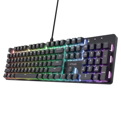 Клавиатура TRUST GXT 871 Zora Mechanical Gaming Keyboard - Black US