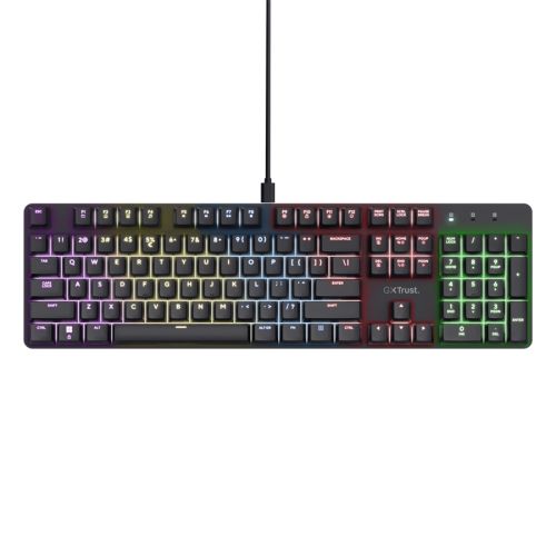 Клавиатура TRUST GXT 871 Zora Mechanical Gaming Keyboard - Black US