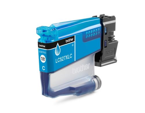 Консуматив Brother LC527XLC  Cyan Ink Cartridge for MFCJ5010DW/MFCJ5110DW - 2000 page yield