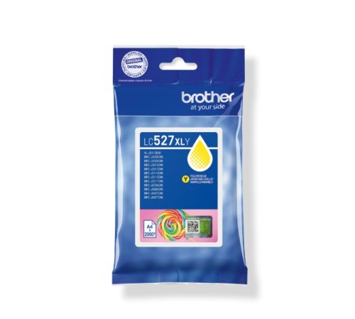 Консуматив Brother LC527XLY  Yellow Ink Cartridge for MFCJ5010DW/MFCJ5110DW - 2000 page yield