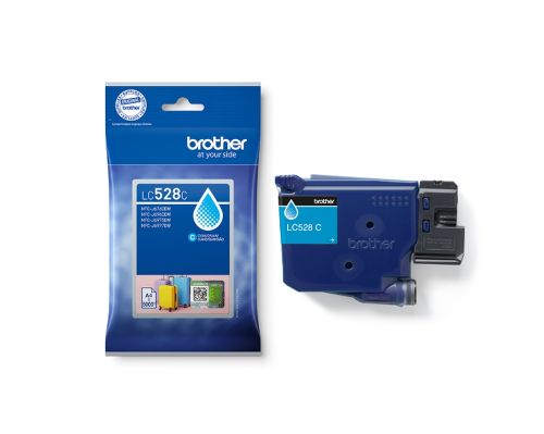 Консуматив Brother LC528C Cyan Ink Cartridge for MFCJ5010DW/MFCJ5110DW - 5000 page yield