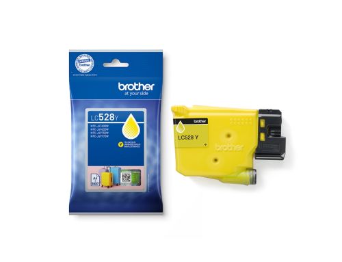Консуматив Brother LC528Y Yellow Ink Cartridge for MFCJ5010DW/MFCJ5110DW - 5000 page yield