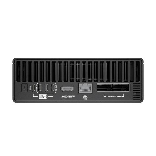 Настолен компютър MSI EdgeXpert AI Supercomputer, Nvidia GB10, Nvidia Blackwell GPU&Arm 20 core CPU, 1 petaFLOP Al Performance (FP4, Sparse), 128 GB LPDDR5x unified system memory, SSD: 4TB PCIE Gen.5, NVIDIA DGX OS, Ethernet 10GbE, ConnectX-7 NIC 200 Gbps