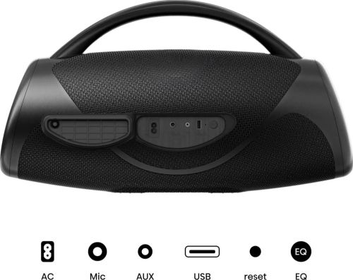 Аудио система Hisense, VoyageBoom, Party speaker 2.0 Ch., 360W, BT, 24h play,IP67 Water and Dust Proof,Ambient Light,Dual-way Strap,Built-in Powerbank,Dual-level Bass Boost,Black