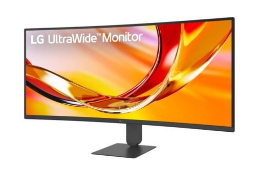 Монитор LG 34U640B-B, 34" UltraWide  21:9, VA, Curved, 144 Hz, 5ms, 4000:1, 300cd/m2, WQHD 3440x 1440, sRGB 99%, HDR 10, USB Type-C, PD-65W, HDMI, DisplayPort, DP, Reader mode, AMD FreeSync, KVM Switch, Tilt, Height (Range), Black