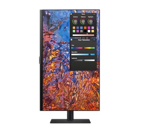 Монитор Samsung 27B800, 27" IPS LED, 60 Hz, 5 ms GTG, 3840x2160, 300 cd/m2, Flicker Free, PBP, PIP, USB-C 90W, 3xUSB 3.0, Display Port 1.4, 2xHDMI 2.2, Black + Logitech MK250 - Graphite - USINTL