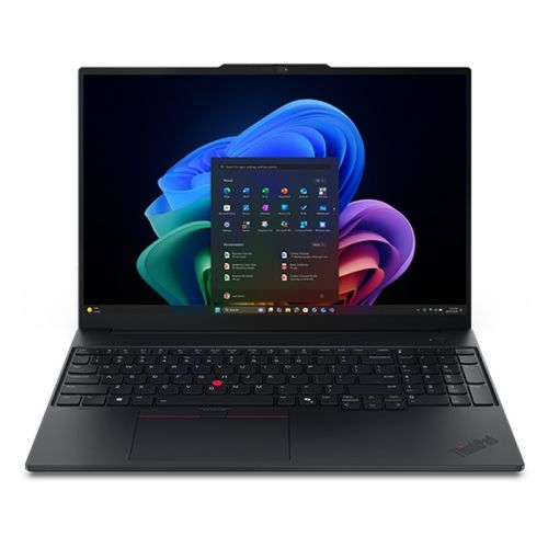 Лаптоп Lenovo ThinkPad E16 G4, Intel Core 5 320 (up to 3.40GHz, 6MB), 16" WUXGA, 16GB, 512GB SSD, Intel Graphics, BT 5.4,Wi-Fi 7 2x2 BE, FPR, 1080PFHD Hybrid, 4 Cell, 65W, DOS, 3YR Onsite