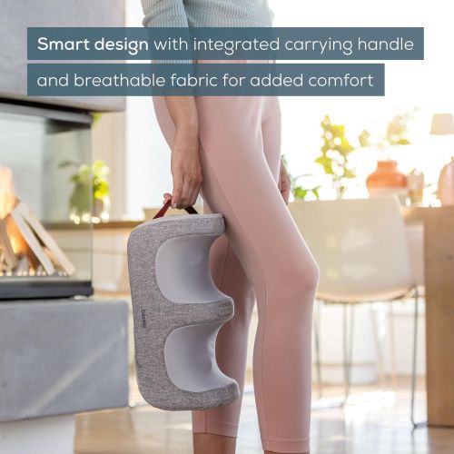 Масажор Beurer FM 42 Foot and calf massager; 2-in-1: Foot and calf massager; Soothing Shiatsu foot massage; Optional heat function; up to EU shoe size 48; 3 intensity levels