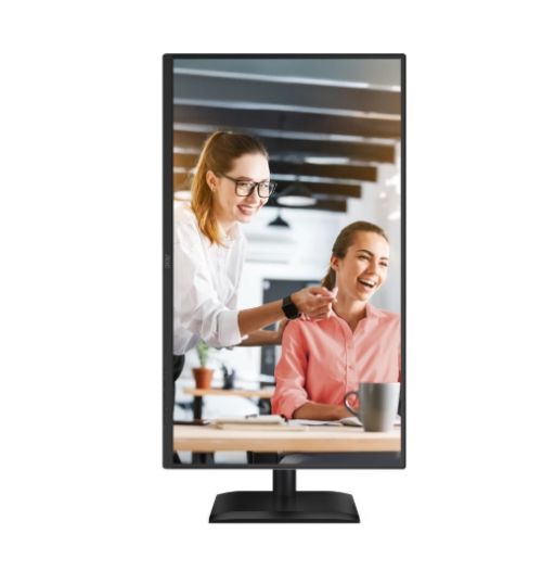 Монитор AOC Q27E4CV, 27" IPS WLED, 2560x1440@120Hz, 4ms GtG, 1ms MPRT, 350cd m/2, 1500:1, 50M:1 DCR, Adaptive Sync, FlickerFree, Anti-Blue light, 2Wx2, Tilt, Height Adjust, Pivot, Swivel, HDMI, DP, USB hub, RJ45
