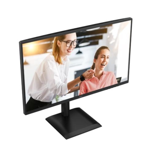 Монитор AOC Q27E4CV, 27" IPS WLED, 2560x1440@120Hz, 4ms GtG, 1ms MPRT, 350cd m/2, 1500:1, 50M:1 DCR, Adaptive Sync, FlickerFree, Anti-Blue light, 2Wx2, Tilt, Height Adjust, Pivot, Swivel, HDMI, DP, USB hub, RJ45