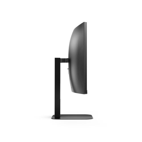 Монитор AOC CU34V5CW/BK, 34" Curved 1500R, VA, WLED, 3440x1440@100Hz, 4ms GtG, 1ms MPRT, 300cd m/2, 3000:1, 20M:1 DCR, Adaptive Sync, FreeSync, Low Blue Light, 5Wx2, 2MP Webcam, Tilt, Height Adjust, Swivel, HDMI, DP, USB hub