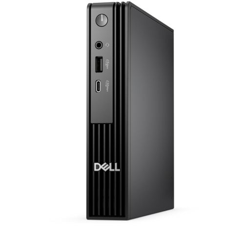 Настолен компютър Dell Pro Micro QCM1250, Intel Core Ultra 7 265T (13 TOPS NPU, 20cores, up to 5.3GHz), 16 GB: 1 x 16 GB, DDR5, up to 5600 MT/s, 512GB SSD TLC, Wi-Fi 6E, Keyboard&Mouse, 180W, Ubuntu, 3Y PS