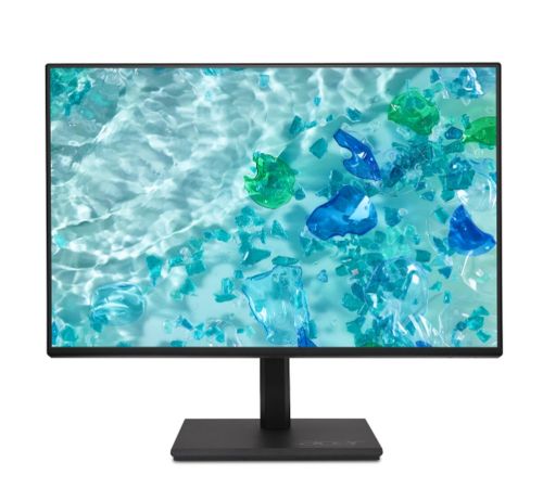Монитор Acer Vero B277Gbmiprzx, 27" FHD (1920x1080), IPS, 120Hz, 100M:1, 250nits, 4ms (GTG), 99% sRGB, HDMI, VGA, DP, Audio In/Out, USB3.2x4 USB-B(1up 4down), ZeroFrame, Speakers 2x2W, ERGOstand, TUV, VESA, Energy Class C, Black, 3Y