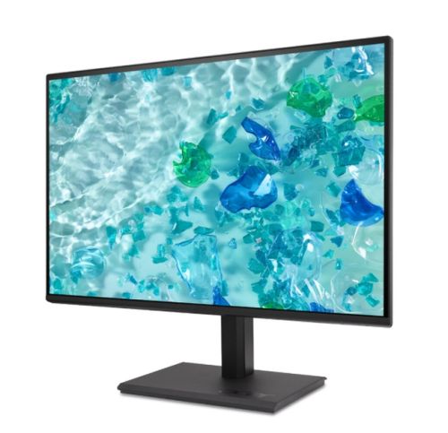 Монитор Acer Vero B277Gbmiprzx, 27" FHD (1920x1080), IPS, 120Hz, 100M:1, 250nits, 4ms (GTG), 99% sRGB, HDMI, VGA, DP, Audio In/Out, USB3.2x4 USB-B(1up 4down), ZeroFrame, Speakers 2x2W, ERGOstand, TUV, VESA, Energy Class C, Black, 3Y