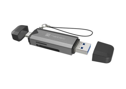 Аксесоар Natec Scarab 3 USB-C/USB-A 3.2 Gen.1 SD/Micro SD Card reader