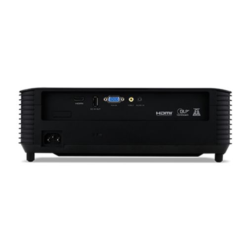 Мултимедиен проектор Acer Projector X1128H, DLP, SVGA (800x600), 4800 ANSI Lumens, 20 000:1, 1.1x, 3D ready, 40 degree Auto keystone, ACpower on, HDMI 1.4, VGA, RCA, USB(Type A), Audio in, Speaker 3W, 2.7kg, 2Y, Black