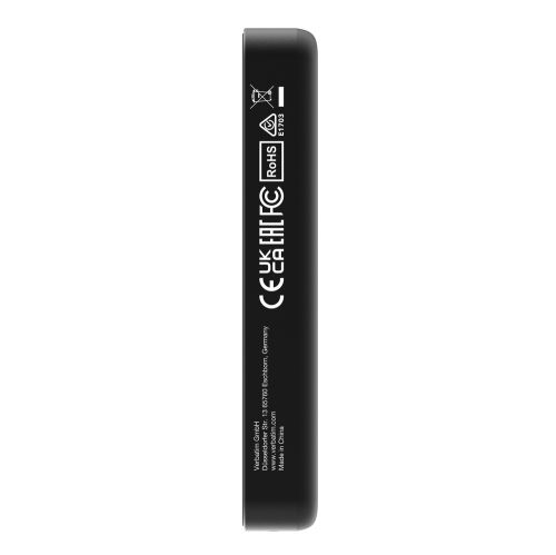Външна батерия Verbatim Charge 'n' Go Essentials Power Bank Magnetic Wireless 10000mAh Black