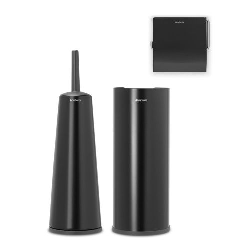 Аксесоари за тоалетна Brabantia Balance Collection, 3 части, Matt Black