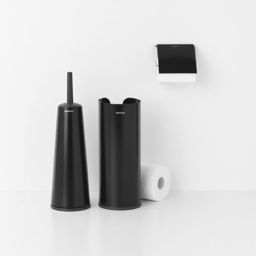 Аксесоари за тоалетна Brabantia Balance Collection, 3 части, Matt Black