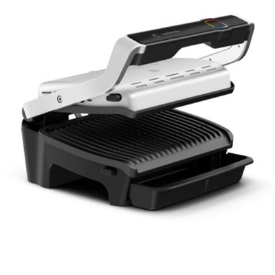 Барбекю Tefal GC750D30 Optigrill Elite, 600cm2 cooking surface, automatic cooking sensor, 12 automatic programs, 4 adjustable temp., cooking level indicator, non-stick die-cast alum. Plates