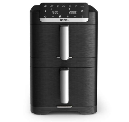 Уред за здравословно готвене Tefal EY7568E0 Crispy Stack Af Genius+Acc Blk