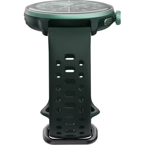 Часовник HiFuture Vela Dark Green, 1.43" AMOLED, GPS +Compass + Altimeter, 466*466, Support Local Music(100M Space), Support AI Coach for Training, Powered by Dual Core, Bluetooth Call, 5ATM Waterproof, 24/7 True Heart Rate & Blood, Oxygen Sensor, Up to 1