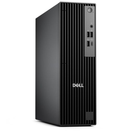 Настолен компютър Dell Pro Slim QCS1250, Intel Core Ultra 7 265 (13 TOPS NPU, 20cores, up to 5.3GHz), 16GB: 1x16GB, DDR5, up to 5600 MT/s, 512GB SSD TLC, Integrated Graphics, Keyboard&Mouse, 180W, Win 11Pro, 3Y PS