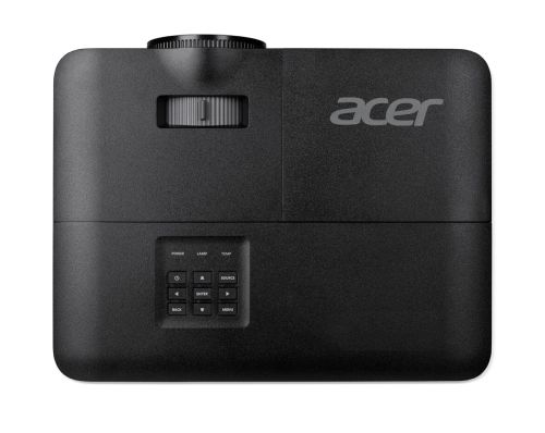Мултимедиен проектор Acer Projector X1328, DLP, WXGA (1280 x800), 5000 ANSI Lumens, 20 000:1, 1.1x, 3D ready, HDMI 1.4x2, VGA in/out, DC Out (5V/1.5A, USB-A), RCA, RS232, Audio in/out, Auto keystone, Speaker 3W, 2.7kg, 2Y, Black
