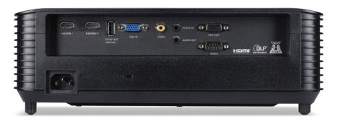 Мултимедиен проектор Acer Projector X1328, DLP, WXGA (1280 x800), 5000 ANSI Lumens, 20 000:1, 1.1x, 3D ready, HDMI 1.4x2, VGA in/out, DC Out (5V/1.5A, USB-A), RCA, RS232, Audio in/out, Auto keystone, Speaker 3W, 2.7kg, 2Y, Black