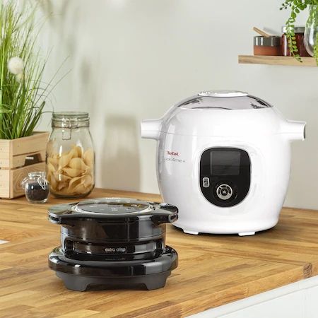 Уред за здравословно готвене Tefal EY150830 EXTRA CRISP LID BLK EE