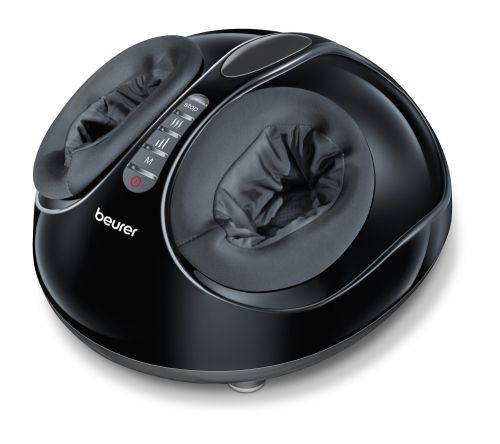 Масажор Beurer FM 90 Shiatsu foot massager;Shiatsu and air pressure massage; Heat function; 3 massage programmes; 3 intensity levels of air compression massage; shoe size 46; washable and removable cover