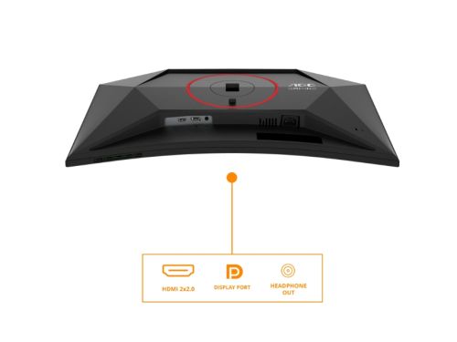 Монитор AOC C27G4Z2, 27" Curved 1500R, Fast VA, WLED, 1920x1080@260Hz (OC, Native 240Hz), 1ms GtG, 0.3ms MPRT, 300cd m/2, 3000:1, Adaptive Sync, FlickerFree, Low Blue Mode, Tilt, Height Adjust, Swivel, 2xHDMI, DP