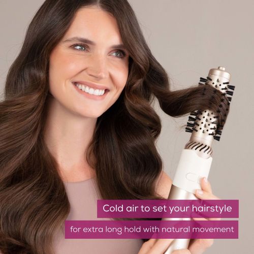 Електрическа четка за коса Beurer HT 85 Rotaiting  hot air brush, ionic function, caremic coating, 2 interchangeable attachments: Heated brush and curling brush, 2 heat settings & cold air setting