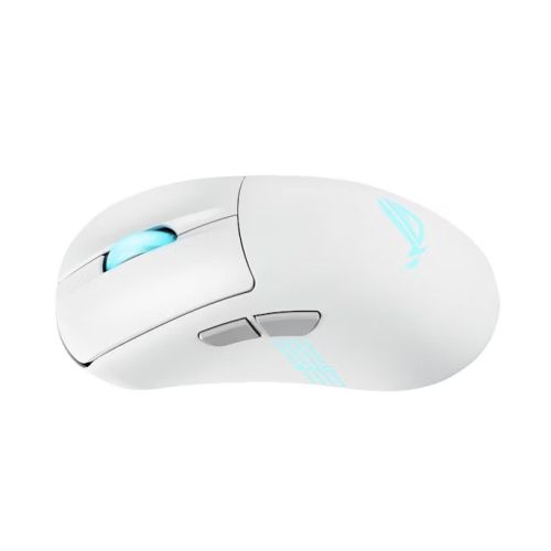 Мишка Asus ROG Keris II Origin Wireless Gaming Mouse, 65g Lightweight, Ergonomic, Push-Fit Switch Socket, 42K Optical Sensor, ROG Micro Switch II, ROG Omni Receiver, 5 Programmable Buttons, Moonlight Whit