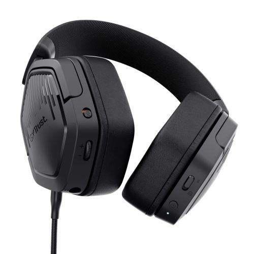 Слушалки TRUST GXT 493 Carus Wireless Multiplatform headset - Black