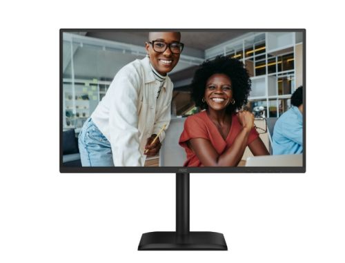 Монитор AOC 27E4U, 27" IPS WLED, 1920x1080@120Hz, 4ms GtG, 300cd m/2, 1500:1, 20M:1 DCR, Adaptive Sync, FlickerFree, Anti Blue Light, 2Wx2, Tilt, Height Adjust, Pivot, Swivel, D-SUB, HDMI, USB Hub