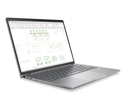 Лаптоп HP ZBook 8 G2i AI 14" Meteor Silver, Ultra 7 356H(up to 4.7Ghz/18MB/16C), 14" AG WUXGA 400nits, 24GB 5600Mhz 1DIMM, 1TB PCIe SSD, WiFi7+BT6, FPR, Smart Card Reader, Nvidia RTX PRO 500 6GB, Backlit Kbd, 8C Batt, Win 11 Pro, 3Y OnSite
