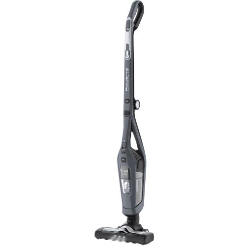 Прахосмукачка Rowenta RH6756WO, Dual Force 2in1, cyclonic technology, 21.6V  lithium ion battery, up to 45 min. running time, 5 h recharging time, motorised brush with LED illumination, dust container capacity: 0.6 L, 79 dB(A), Gray