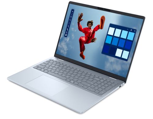 Лаптоп Dell 16 Plus DB16250, Intel Ultra 7 256V (47 TOPS NPU, 8 cores, up to 4.8 GHz), 16.0" 2.5K (2560x1600) Mini-LED Touch HDR 600 90Hz, 16 GB: LPDDR5x, 8533 MT/s (onb), 512GB M.2 SSD, Intel Arc, FHD Cam and Mic, Wi-Fi 7, FPR, Backlit Kb, Win11 Pro, Ice