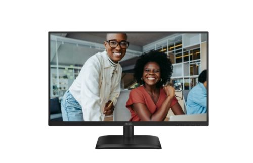Монитор AOC 24E4U, 23.8" IPS WLED, 1920x1080@120Hz, 4ms GtG, 300cd m/2, 1500:1, 20M:1 DCR, Adaptive Sync, FlickerFree, Anti Blue Light, 2Wx2, Tilt, Height Adjust, Pivot, Swivel, D-SUB, HDMI, DP, USB Hub