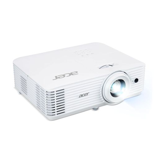 Мултимедиен проектор Acer Projector H6546Ki, DLP, FHD (1920x1080), 5200 ANSI Lumens, 17 000:1, 1.1x, 3D ready, 24/7 operation, HDMI 2x1.4, DC Out (5V/1.5A, USB-A), RS232, Audio in/out, WiFi (kit incl.), Speaker 3W, Bag, 2.95Kg, 2Y, White