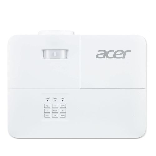 Мултимедиен проектор Acer Projector H6546Ki, DLP, FHD (1920x1080), 5200 ANSI Lumens, 17 000:1, 1.1x, 3D ready, 24/7 operation, HDMI 2x1.4, DC Out (5V/1.5A, USB-A), RS232, Audio in/out, WiFi (kit incl.), Speaker 3W, Bag, 2.95Kg, 2Y, White