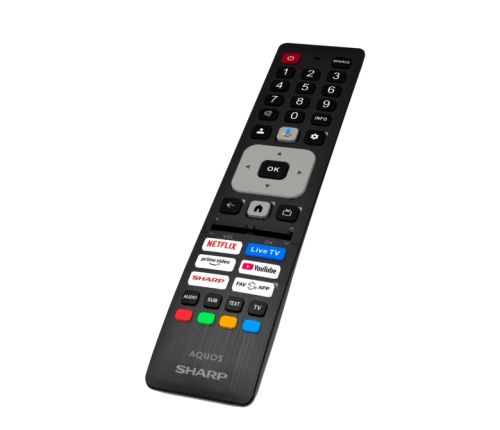 Телевизор Sharp 65HP5265E, 65" QLED Google TV, 4K Ultra HD 3840x2160 Frameless, 1 000 000:1, AQUOS, DVB-T/T2/C/S/S2, Active Motion 1000, HDR10, Dolby Atmos, Dolby Vision, Google Assistant, Google Cast, HDMI 2.1 with eARC, 3.5mm Headphone jack / line-out, 