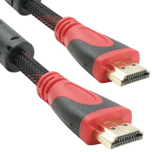 Кабел DeTech HDMI - HDMI M/М, 1.8m, С оплетка и ферит