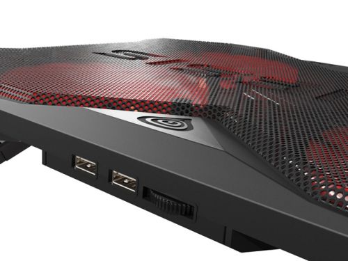 Стойка Genesis Laptop Cooling Pad Oxid 260 15.6-17.3 4 Fans, Led Light, 2 Usb