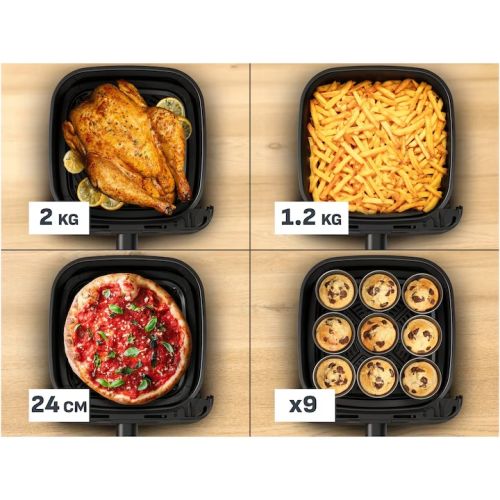Уред за здравословно готвене Tefal EY8618E0 Easy Fry Mega Compact Blk Eu