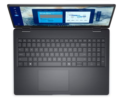 Лаптоп Dell Pro 16 PC16250, Intel Core 5 120U (10 cores, up to 5.0 GHz), 16" FHD+(1920x1200) IPS, 300nits AG, 16 GB: 1 x 16 GB, DDR5, 5200 MT/s, 512 GB SSD, Intel graphics, FHD HDR IR Cam and Mic, Wi-Fi 6E, FPR, Backlit Kb, Ubuntu, Magnetite, 3Y PS