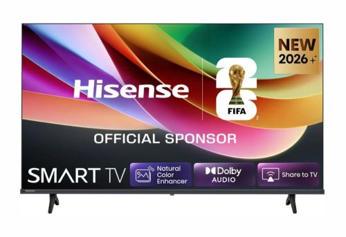 Телевизор Hisense 32" A4S, HD 1366x768,3000:1, DLED, HLG, DTS Virtual X, Smart TV, WiFi, WiFi Direct, BT, VIDAA U7,Anyview Cast, 2xHDMI, 2xUSB, LAN, CI+, DVB-T2/C/S2, Black